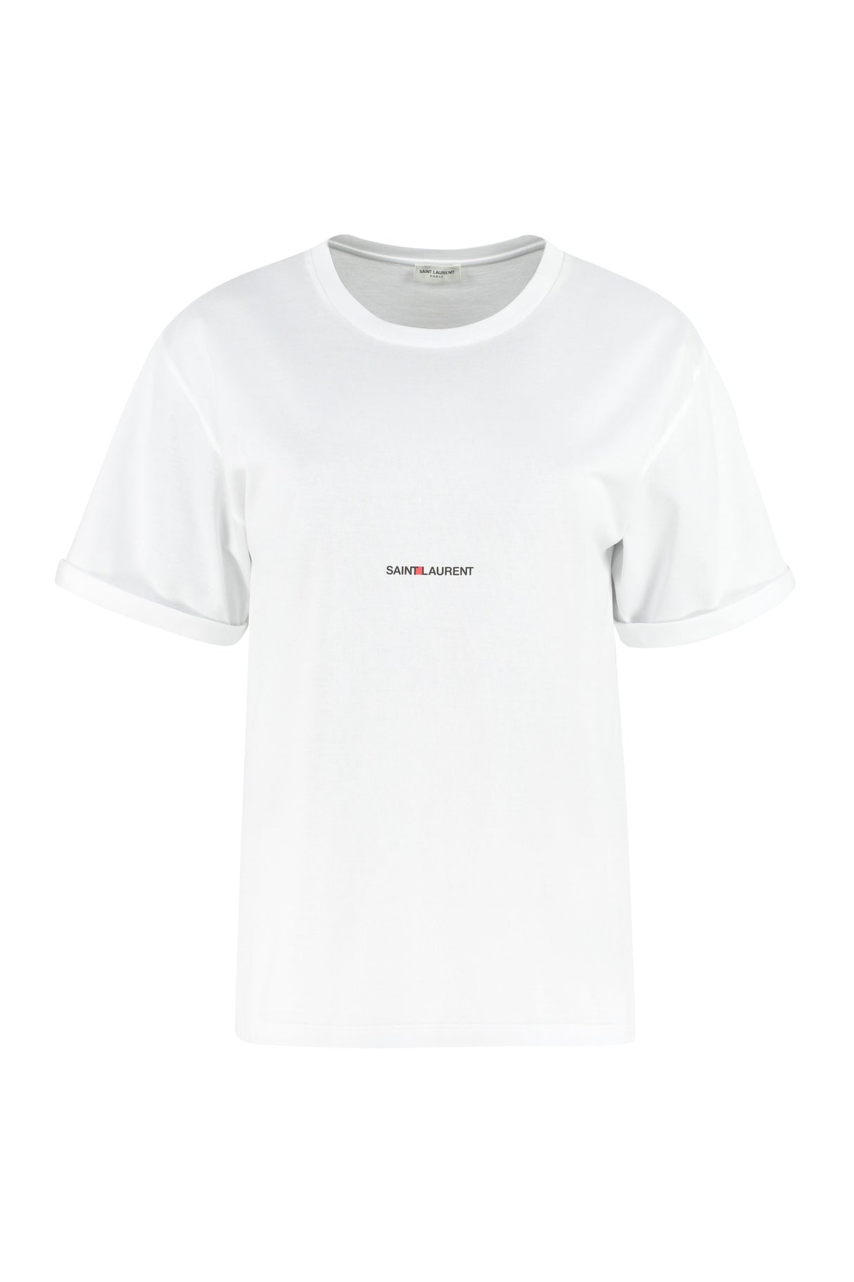 SAINT LAURENT Classic Logo T-Shirt for Women