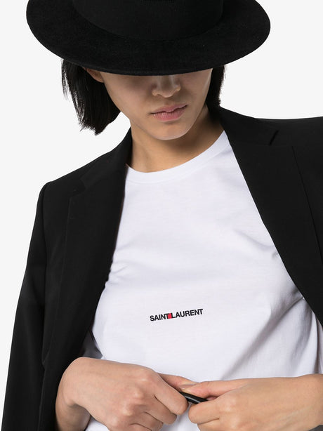 SAINT LAURENT Boyfriend Fit T-Shirt - Size S