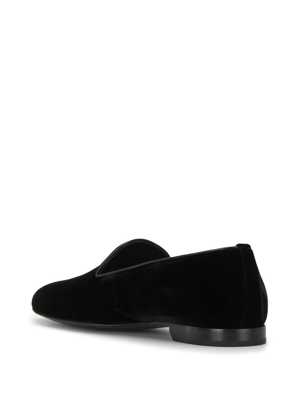 SAINT LAURENT Velvet Smoking Slippers for Men - FW23 Collection