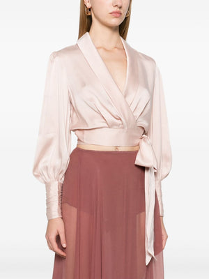 ZIMMERMANN Silk Wrap Top