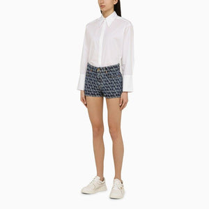 VALENTINO Iconic Blue Denim Shorts