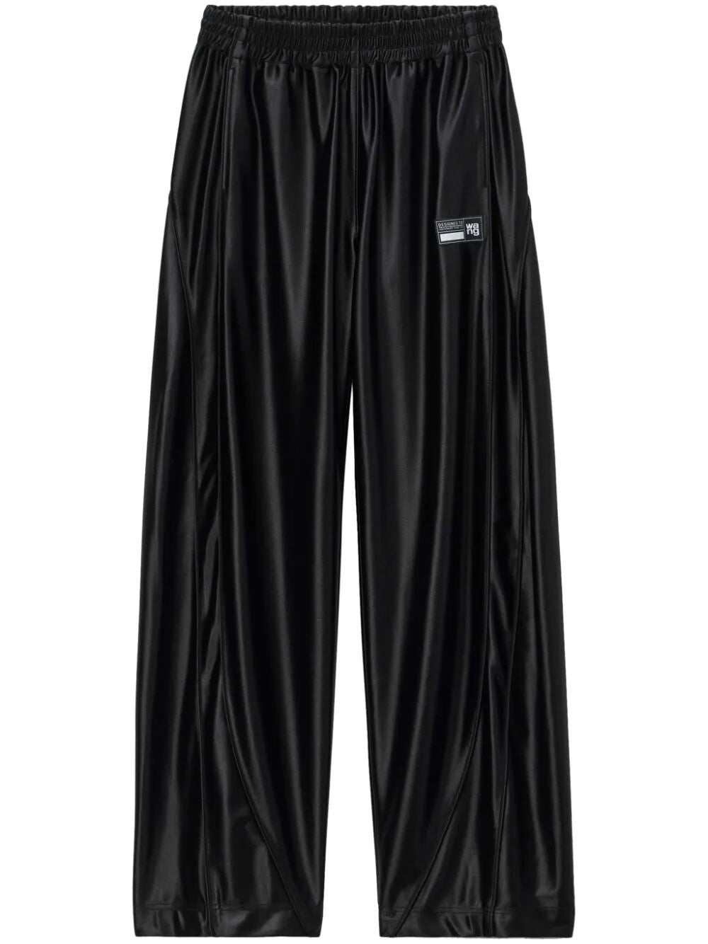 ALEXANDER WANG Embossed Logo Track Pants in Nude