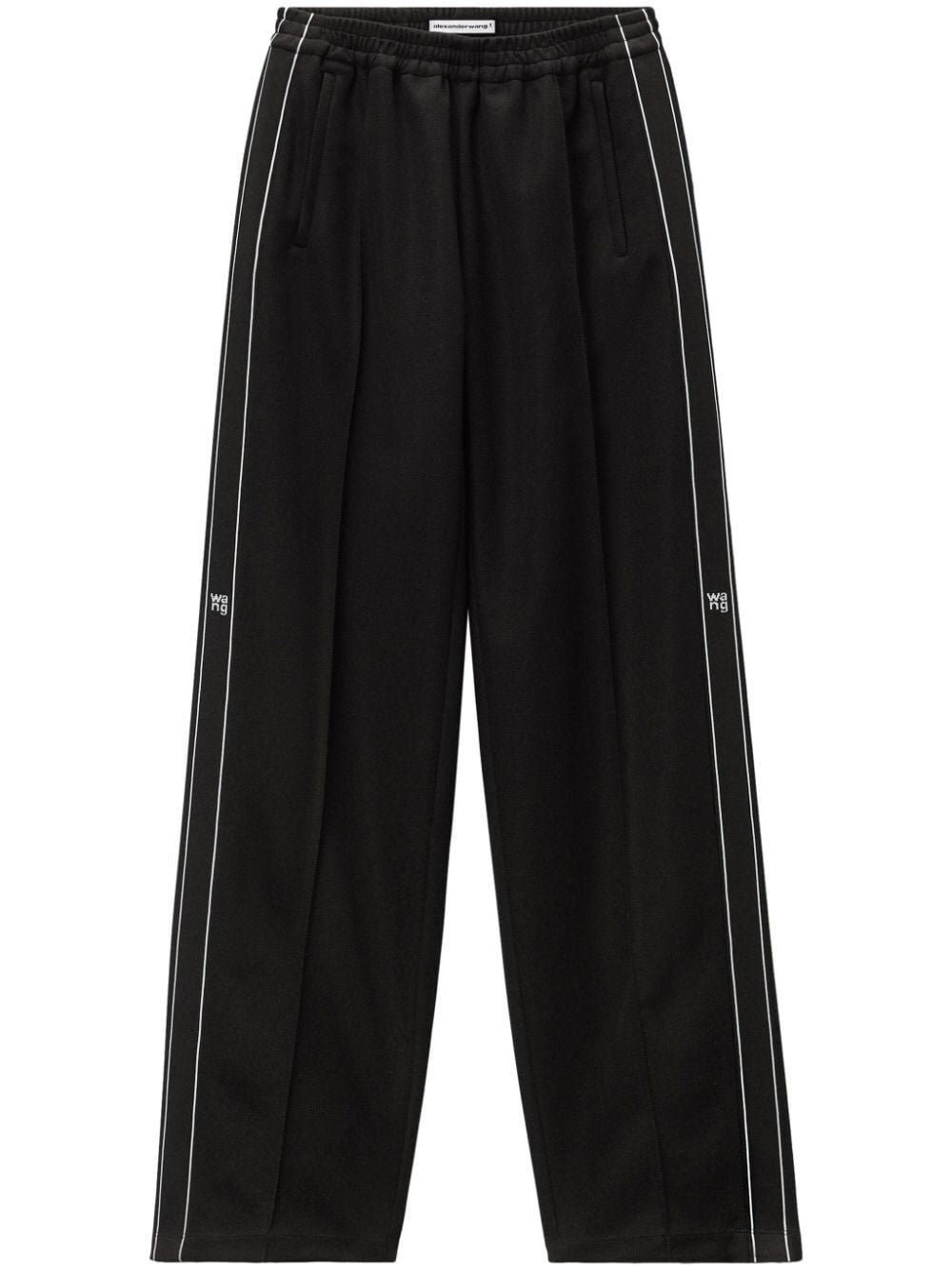 ALEXANDER WANG Elegant Track Pants with Signature Tape Detail