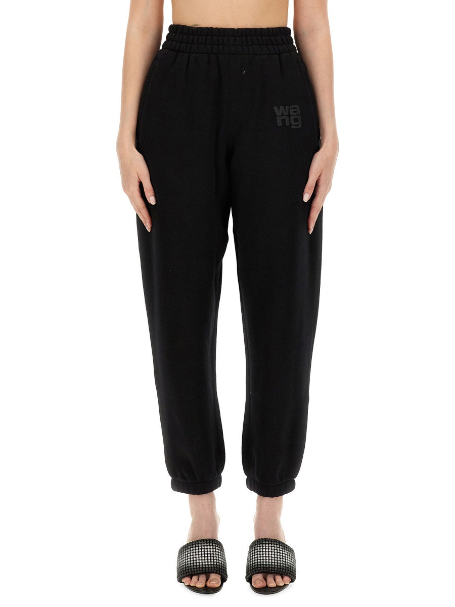 T BY ALEXANDER WANG Comfortable Women's Logo Jogging Pants - Regular Fit