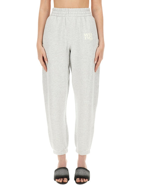 T BY ALEXANDER WANG Comfortable Women's Logo Jogging Pants - Regular Fit