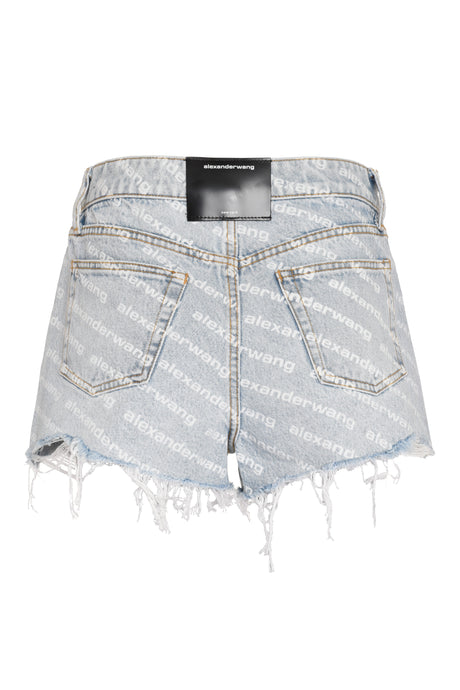 ALEXANDER WANG High-Waisted Mini Denim Shorts