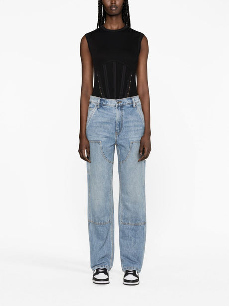 ALEXANDER WANG EZ Slouch Denim Carpenter Jeans