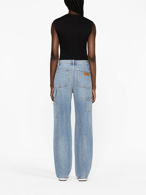 ALEXANDER WANG EZ Slouch Denim Carpenter Jeans