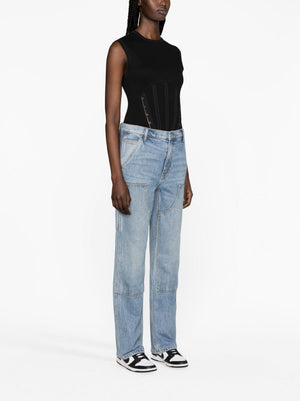 ALEXANDER WANG EZ Slouch Denim Carpenter Jeans