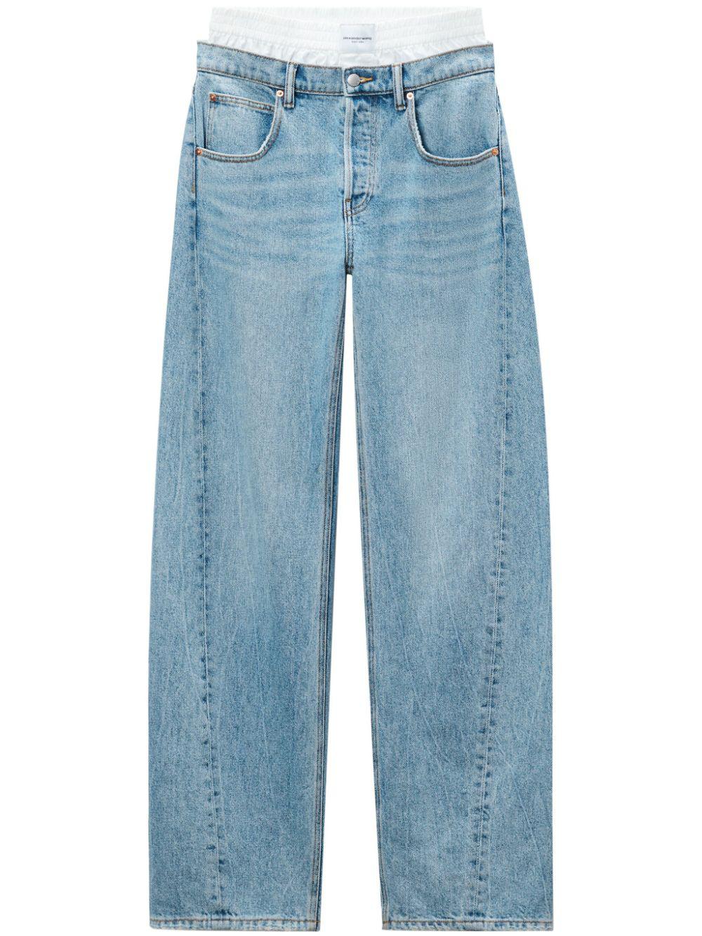 ALEXANDER WANG Urban Boxer-Banded Balloon Jeans