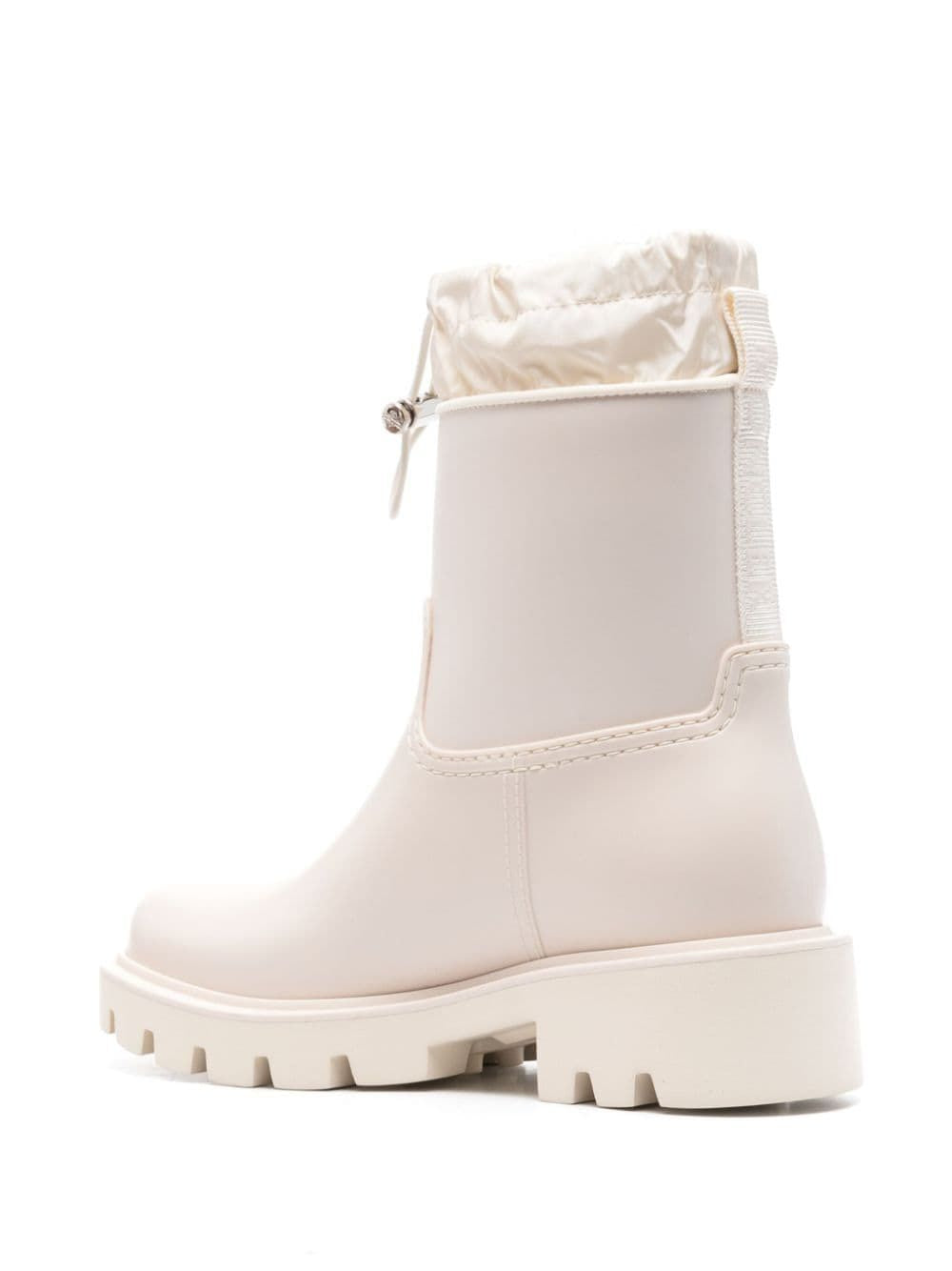 MONCLER Kickstream White Rain Boot for Women