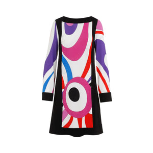 EMILIO PUCCI Chic Pink & Purple Mini Dress