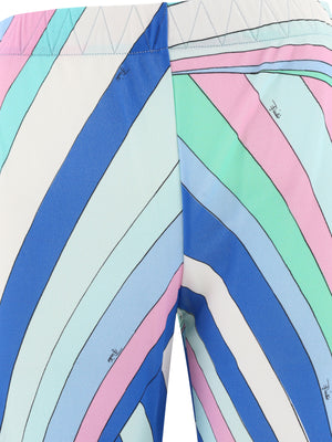 EMILIO PUCCI Light Blue Yummy Trousers for Women - SS24 Collection