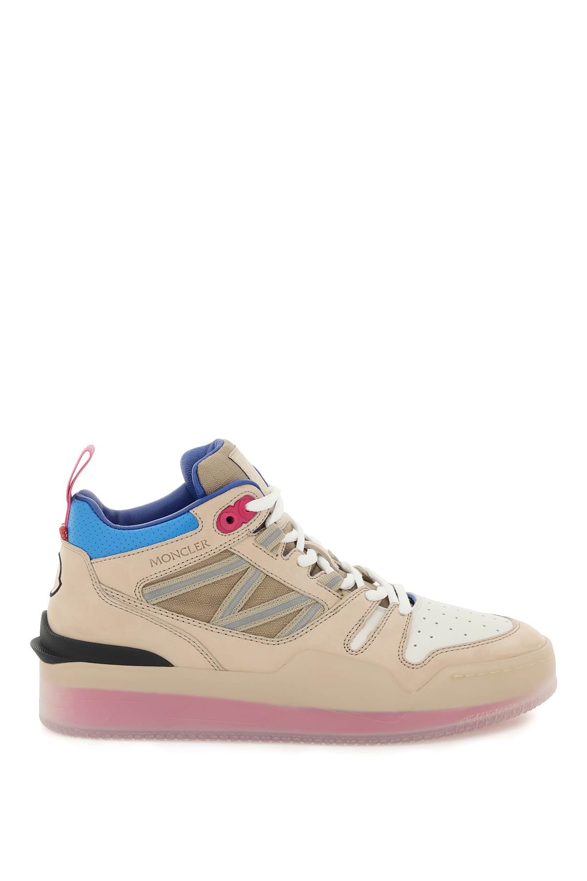 MONCLER High Top Sneaker - Multicolor Design