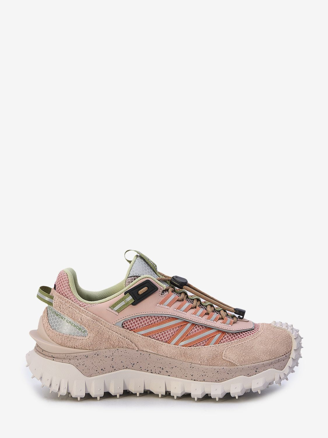 MONCLER Pink Trailgrip Sneakers for Women with Vibram Sole