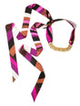 EMILIO PUCCI Multicolour Print Silk Necklace