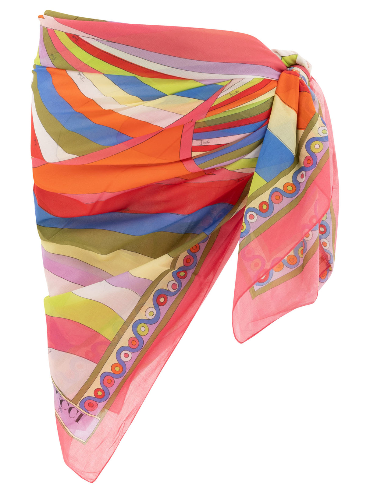 EMILIO PUCCI Iridescent Waves Mini Sarong