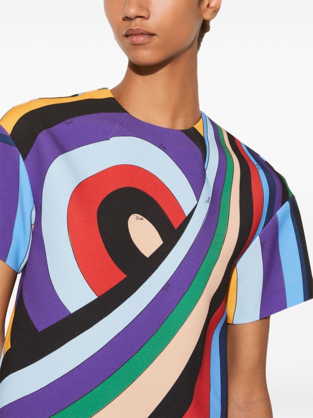 EMILIO PUCCI Vibrant Print Top for Women - FW24 Collection