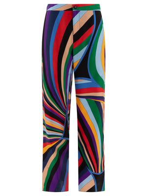 EMILIO PUCCI IRIDE-PRINT TROUSERS