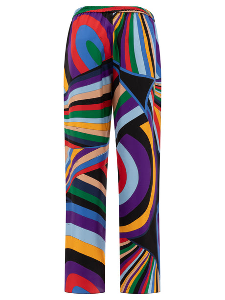 EMILIO PUCCI IRIDE-PRINT TROUSERS