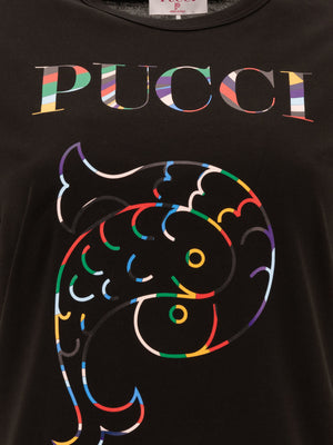 EMILIO PUCCI Relaxed Fit T-Shirt with Logo - FW24