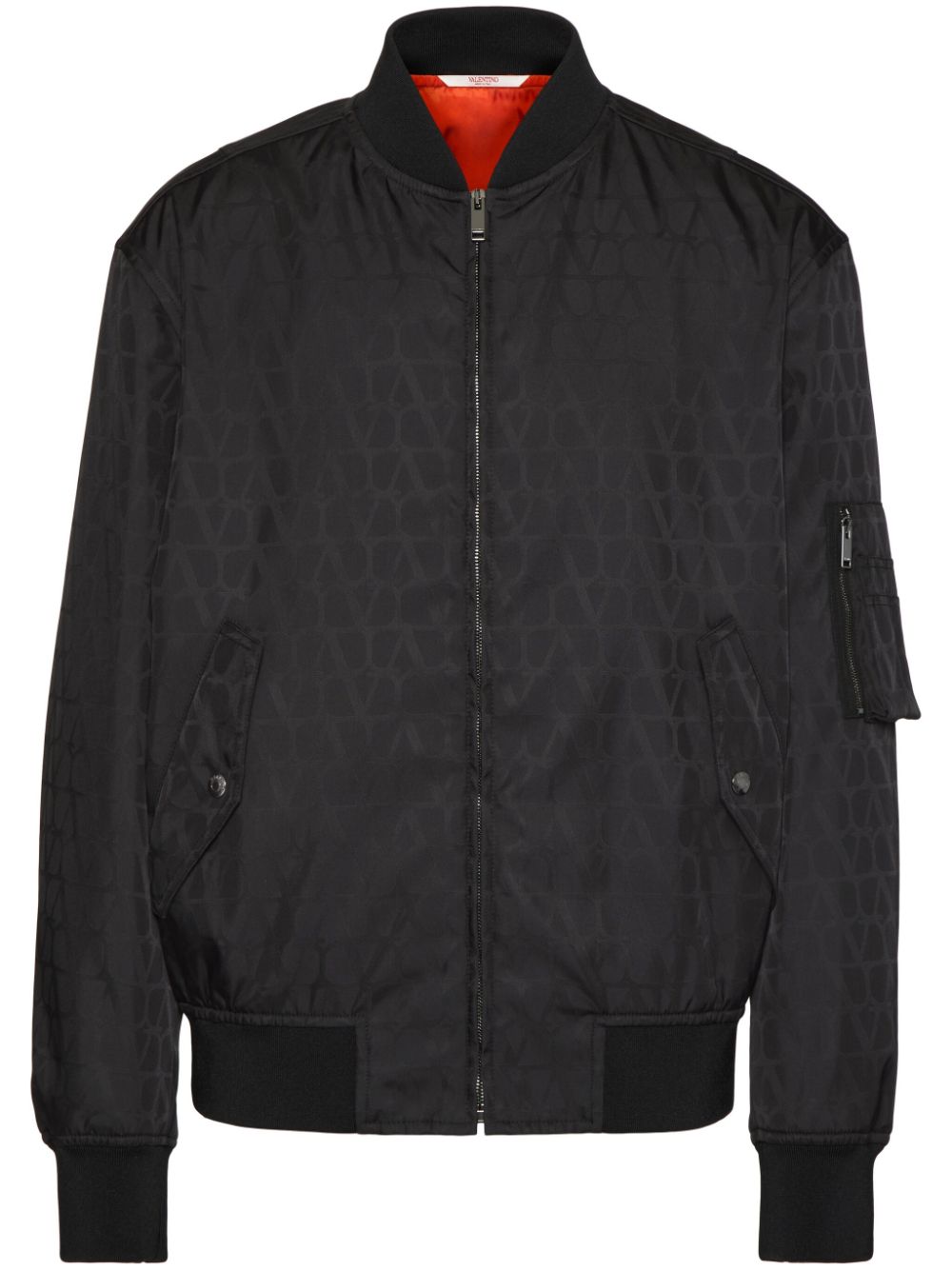 VALENTINO Stylish Men's Black Jacket for 2024 Spring/Summer Collection