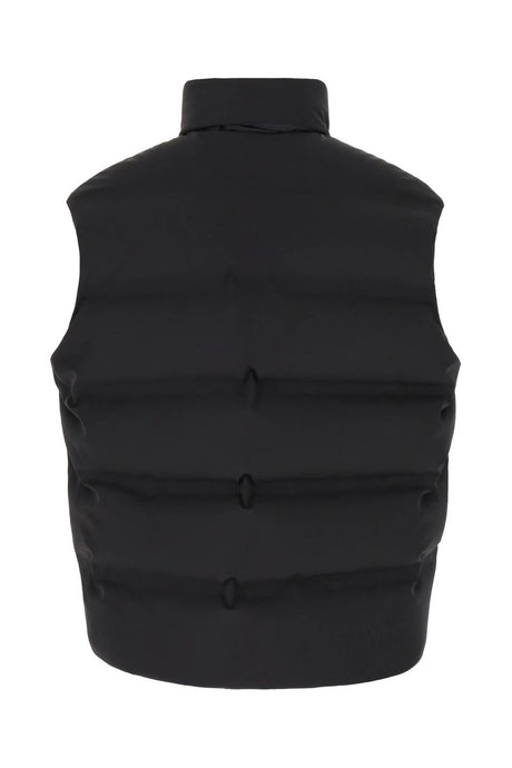 VALENTINO Men's Nero Signature V-Logo Vest for SS24