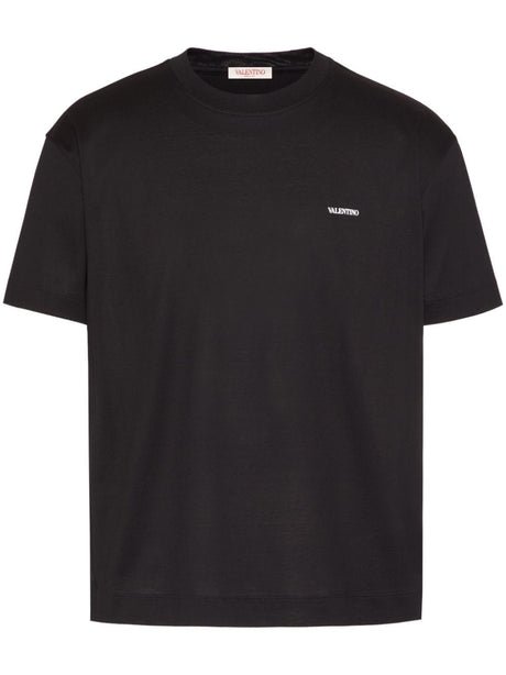 VALENTINO Men's Black Tunic Top for 24SS Season