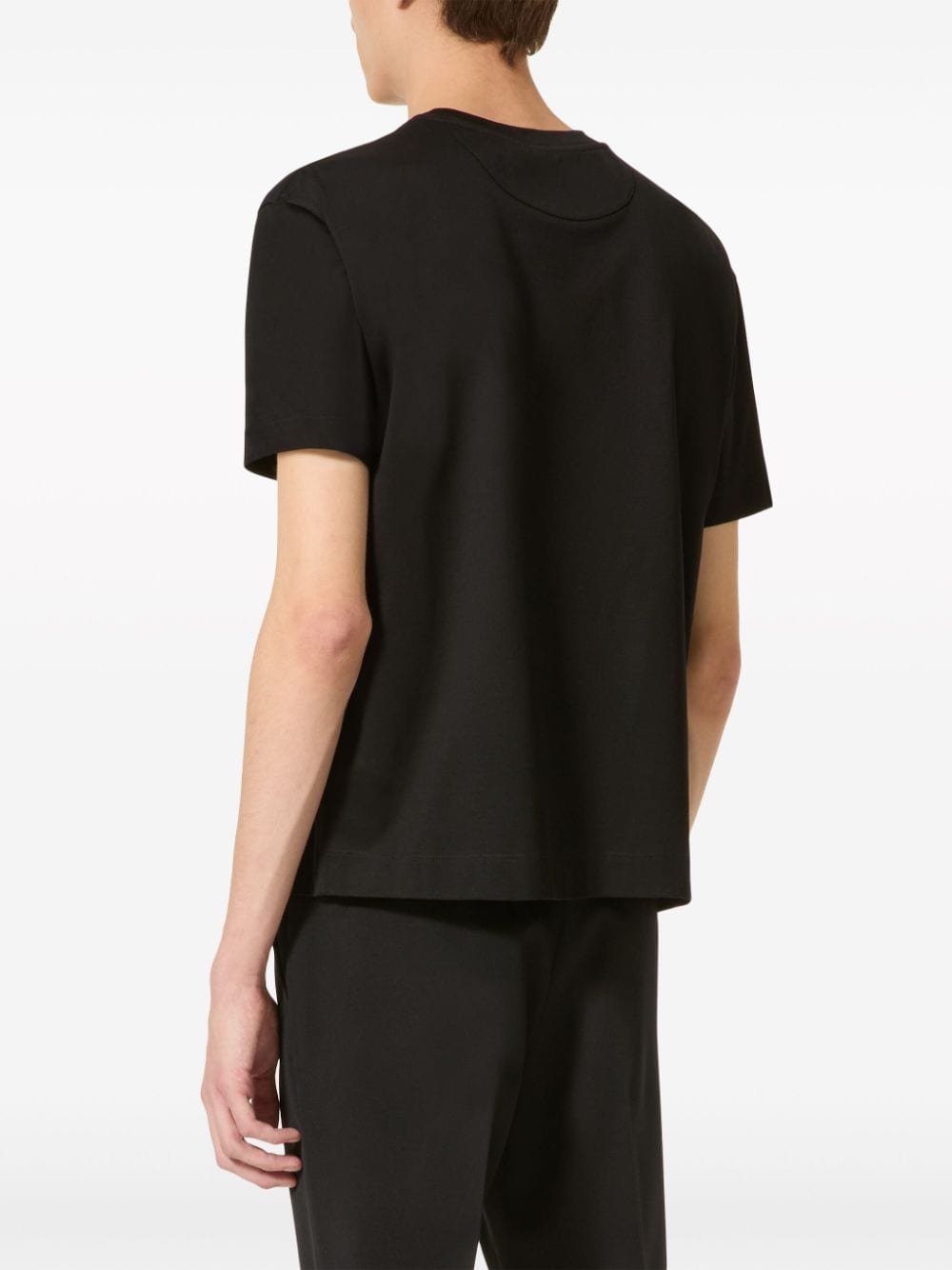 VALENTINO Men's Black Tunic Top for 24SS Season