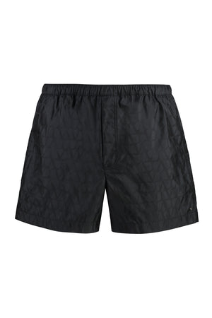 VALENTINO Classic Nylon Swim Shorts for Men - SS24 Edition