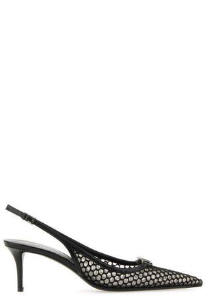 VALENTINO Elegant Moon Mini Slingback Pumps 60mm