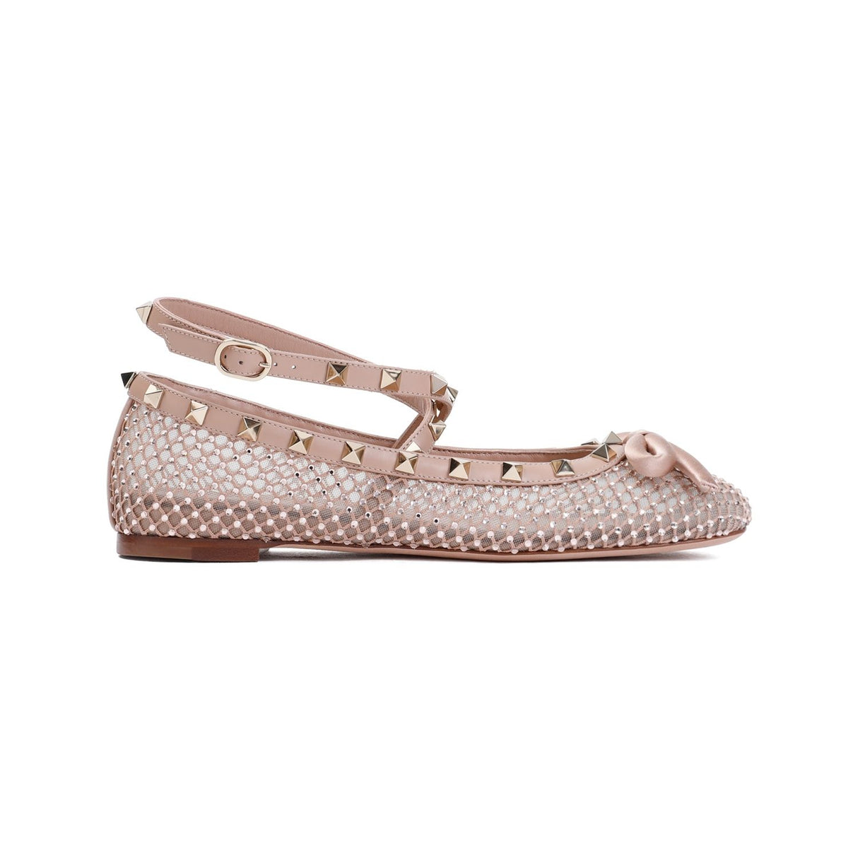 VALENTINO GARAVANI Elegant Studded Ballerina Flats