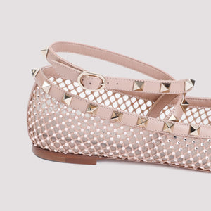 VALENTINO GARAVANI Elegant Studded Ballerina Flats