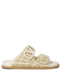 VALENTINO GARAVANI Elegant Raffia Flat Sandals