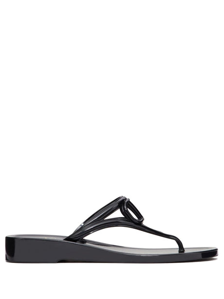 VALENTINO GARAVANI 24SS Black Women's Sandals for the Trendy Fashionista