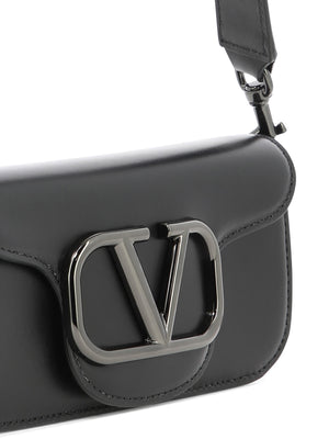 24SS Black Men's Shoulder Bag by Valentino Garavani