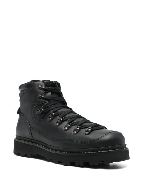 MONCLER PEKA TREK LEATHER BOOTS