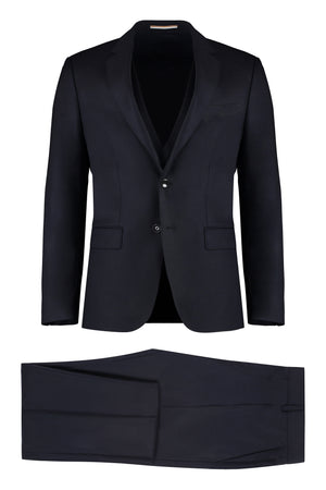 BOSS Elite Stretch Wool Three-Piece Suit