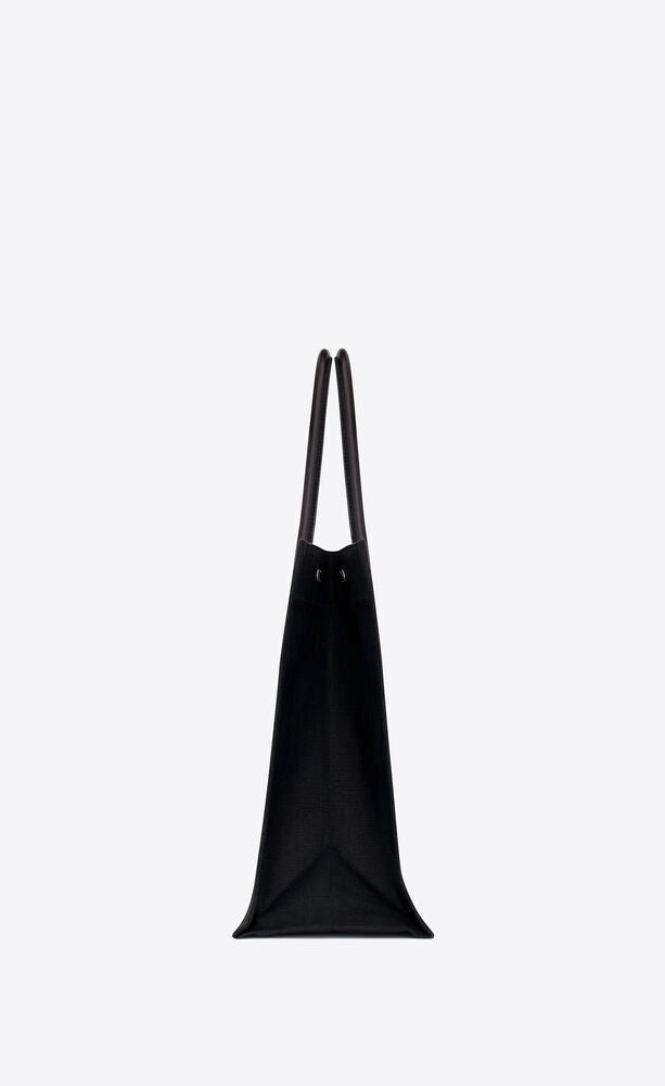 SAINT LAURENT Rive Gauche Canvas Tote Handbag for Women