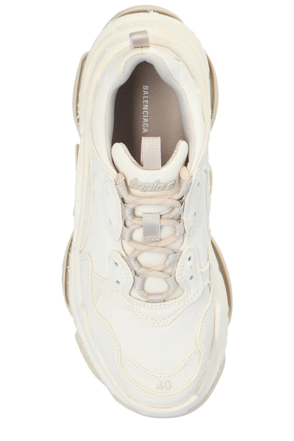 BALENCIAGA Triple S Tan Sneakers for Women