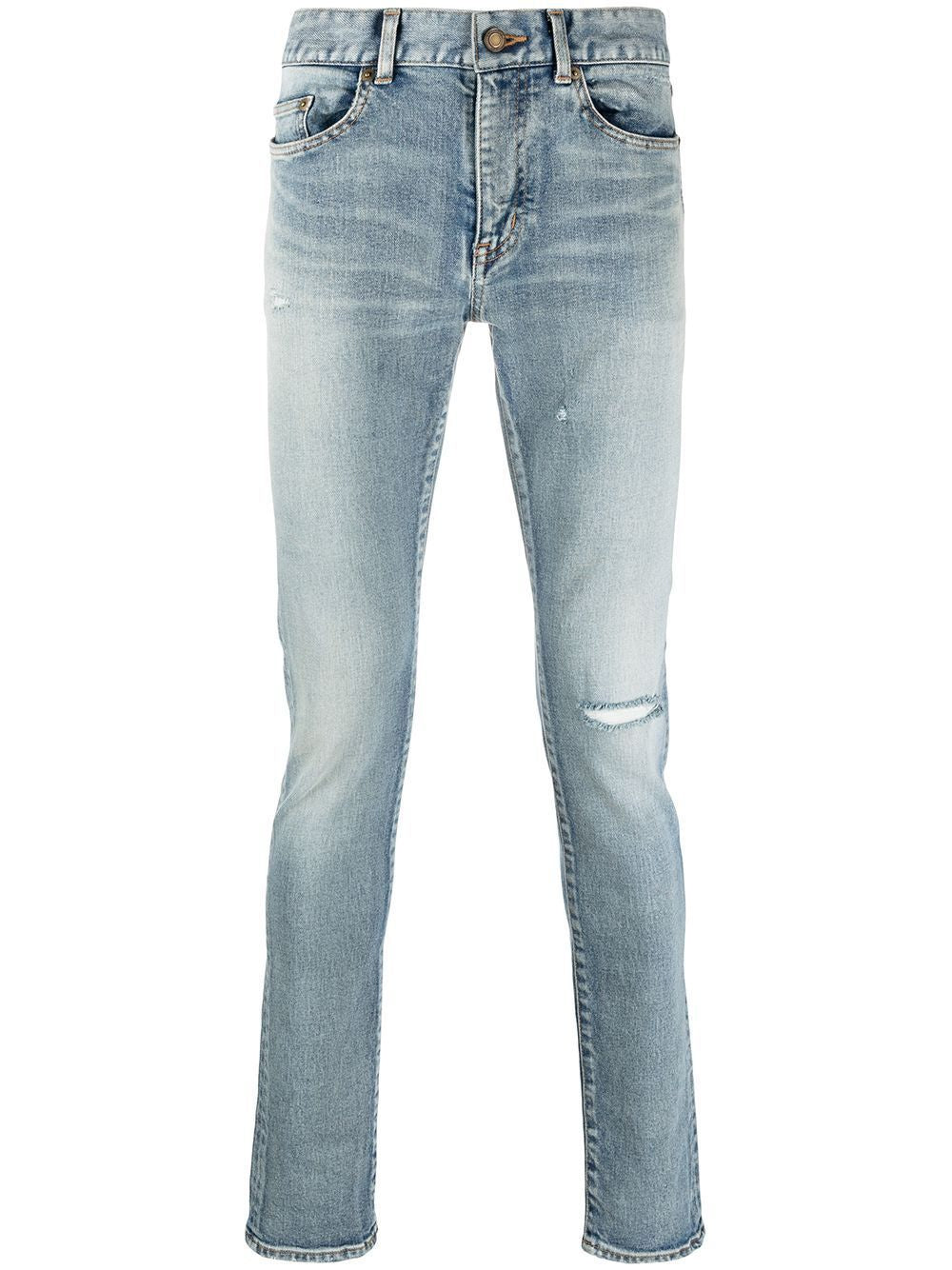 SAINT LAURENT Contemporary Skinny Low-Rise Pants