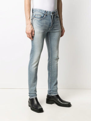 SAINT LAURENT Contemporary Skinny Low-Rise Pants