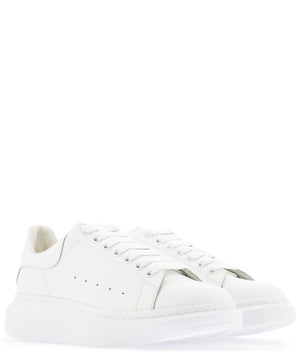 ALEXANDER MCQUEEN Men's White Oversized Lace-Up Sneakers for FW23