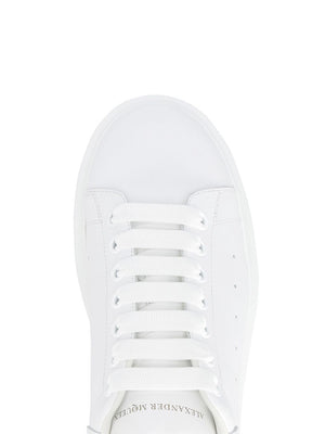 ALEXANDER MCQUEEN Men's White Oversized Lace-Up Sneakers for FW23