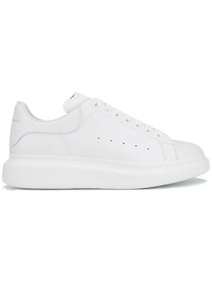 ALEXANDER MCQUEEN Men's White Oversized Lace-Up Sneakers for FW23