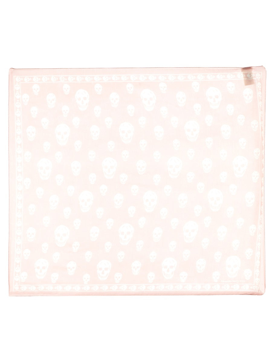 ALEXANDER MCQUEEN Classic Skull Scarf - Handsewn Tubular Profiles