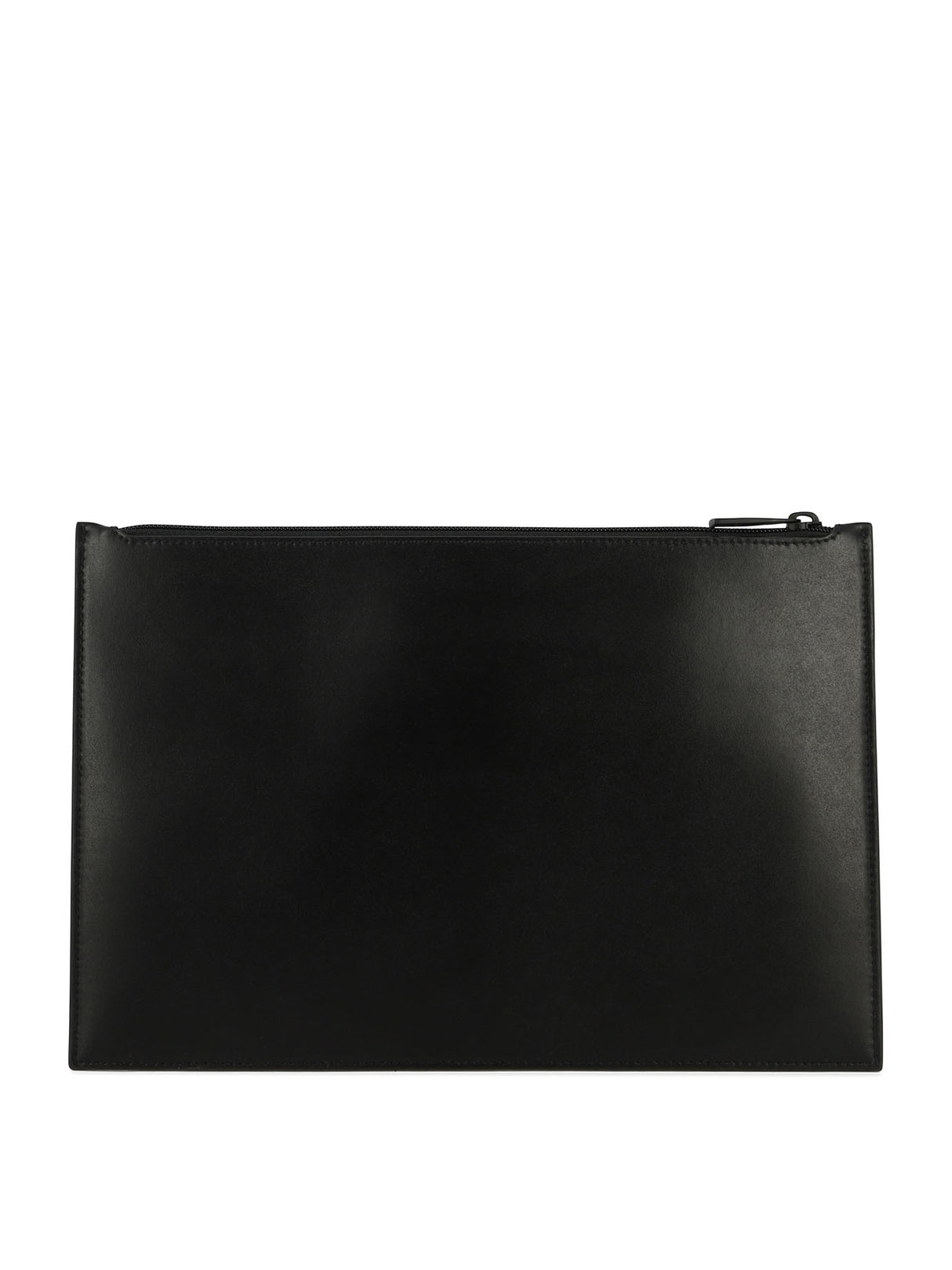 ALEXANDER MCQUEEN Black Leather Men's Clutch for FW24