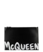 ALEXANDER MCQUEEN Contrast Logo Print Clutch Bag