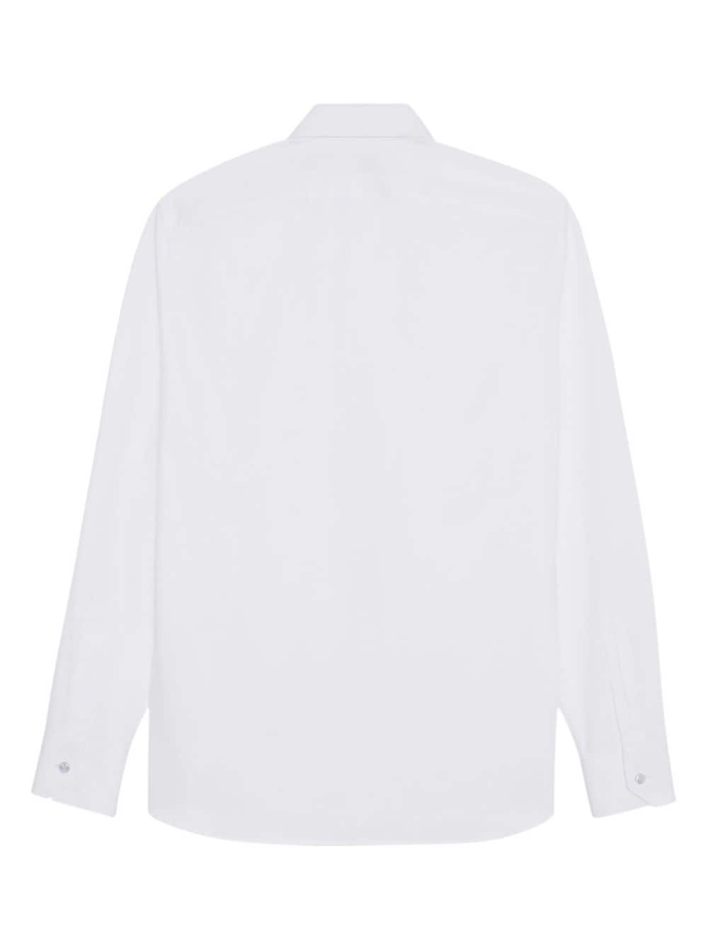 SAINT LAURENT Men's White Yves Collar Shirt