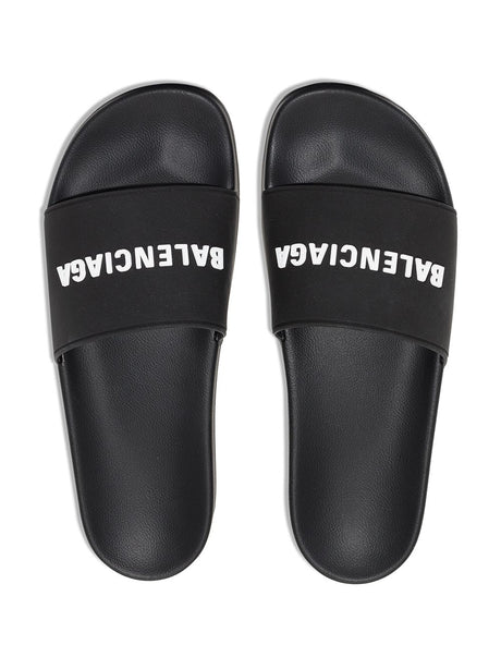 BALENCIAGA Logo Slide Sandal for Men